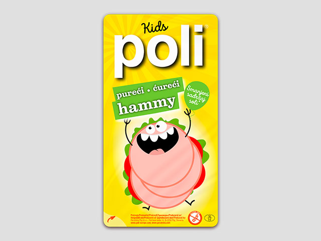 POLI kids cureci hammy narezak 100g